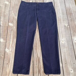 GAP Women's Navy Straight-Leg Chino Pants
